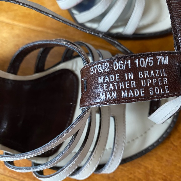 Franco Sarto Women’s Creme Strappy Sandal, size 7M - Picture 9 of 10